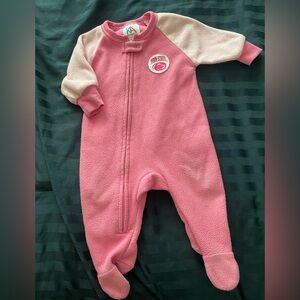 Pink Girls 6-9 Months Penn State Onesie Footed Pajamas